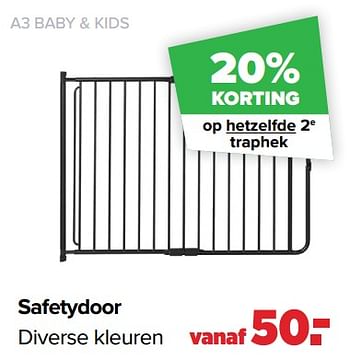 Aanbiedingen Safetydoor - Huismerk - Baby-Dump - Geldig van 30/08/2021 tot 25/09/2021 bij Baby-Dump
