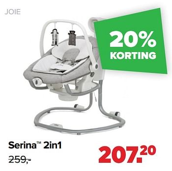 Aanbiedingen Serina 2in1 - Joie - Geldig van 30/08/2021 tot 25/09/2021 bij Baby-Dump