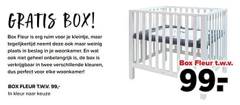 Aanbiedingen Box fleur t.w.v. - Huismerk - Baby-Dump - Geldig van 30/08/2021 tot 25/09/2021 bij Baby-Dump