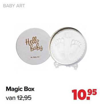 Aanbiedingen Magic box - Baby Art - Geldig van 30/08/2021 tot 25/09/2021 bij Baby-Dump