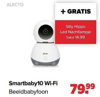 Aanbiedingen Alecto smartbaby10 wi-fi beeldbabyfoon - Alecto - Geldig van 30/08/2021 tot 25/09/2021 bij Baby-Dump