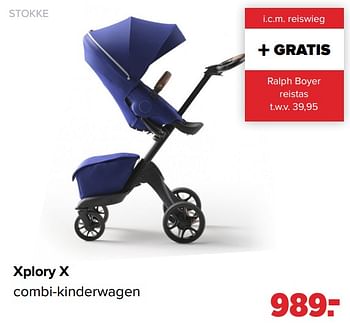 Aanbiedingen Xplory x combi-kinderwagen - Stokke - Geldig van 30/08/2021 tot 25/09/2021 bij Baby-Dump