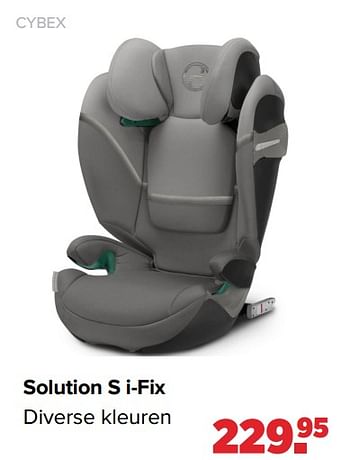 Aanbiedingen Solution s i-fix - Cybex - Geldig van 30/08/2021 tot 25/09/2021 bij Baby-Dump