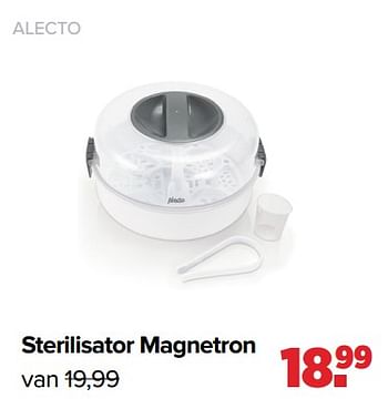 Aanbiedingen Alecto sterilisator magnetron - Alecto - Geldig van 30/08/2021 tot 25/09/2021 bij Baby-Dump