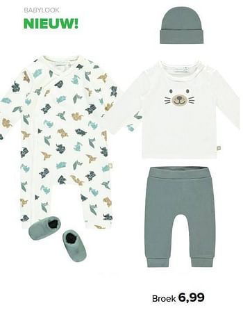 Aanbiedingen Babylook broek - Baby look - Geldig van 30/08/2021 tot 25/09/2021 bij Baby-Dump