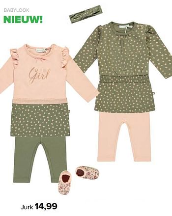 Aanbiedingen Babylook jurk - Baby look - Geldig van 30/08/2021 tot 25/09/2021 bij Baby-Dump