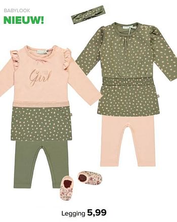 Aanbiedingen Babylook legging - Baby look - Geldig van 30/08/2021 tot 25/09/2021 bij Baby-Dump