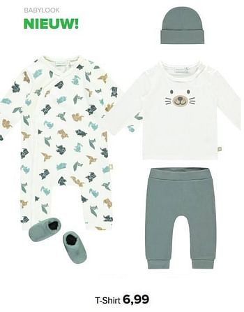 Aanbiedingen Babylook t-shirt - Baby look - Geldig van 30/08/2021 tot 25/09/2021 bij Baby-Dump