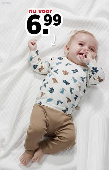 Aanbiedingen Babylook t-shirt - Baby look - Geldig van 30/08/2021 tot 25/09/2021 bij Baby-Dump