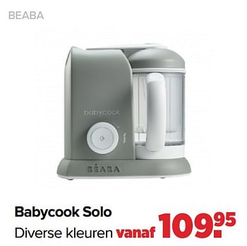 Aanbiedingen Beaba babycook solo - Beaba - Geldig van 30/08/2021 tot 25/09/2021 bij Baby-Dump