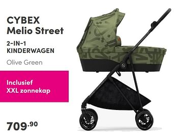 Aanbiedingen Cybex melio street 2-in-1 kinderwagen - Cybex - Geldig van 05/09/2021 tot 11/09/2021 bij Baby & Tiener Megastore