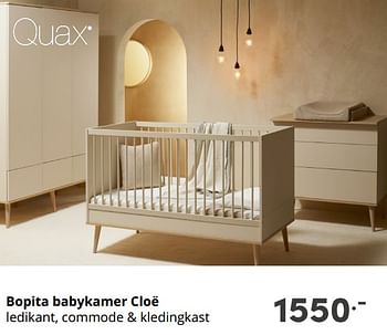 Aanbiedingen Bopita babykamer cloë - Bopita - Geldig van 05/09/2021 tot 11/09/2021 bij Baby & Tiener Megastore