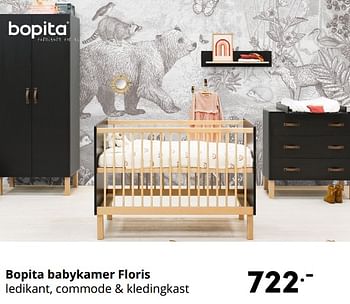 Aanbiedingen Bopita babykamer floris - Bopita - Geldig van 05/09/2021 tot 11/09/2021 bij Baby & Tiener Megastore