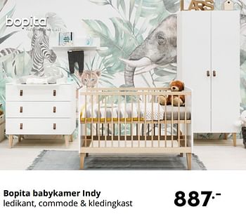 Aanbiedingen Bopita babykamer indy - Bopita - Geldig van 05/09/2021 tot 11/09/2021 bij Baby & Tiener Megastore