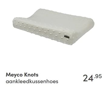 Aanbiedingen Meyco knots aankleedkussenhoes - Meyco - Geldig van 05/09/2021 tot 11/09/2021 bij Baby & Tiener Megastore