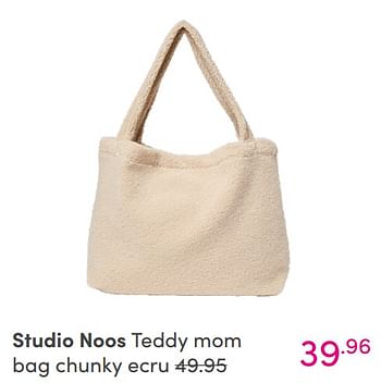 Aanbiedingen Studio noos teddy mom bag chunky ecru - Studio Noos - Geldig van 05/09/2021 tot 11/09/2021 bij Baby & Tiener Megastore