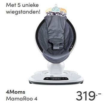 Aanbiedingen 4moms mamaroo 4 - 4Moms - Geldig van 05/09/2021 tot 11/09/2021 bij Baby & Tiener Megastore