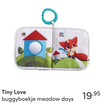 Aanbiedingen Tiny love buggyboekje meadow days - Tiny Love - Geldig van 05/09/2021 tot 11/09/2021 bij Baby & Tiener Megastore