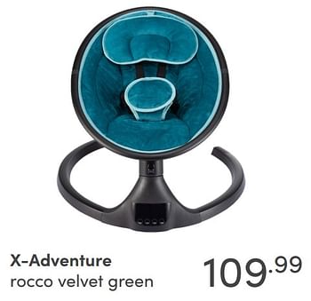 Aanbiedingen X-adventure rocco velvet green - Xadventure - Geldig van 05/09/2021 tot 11/09/2021 bij Baby & Tiener Megastore