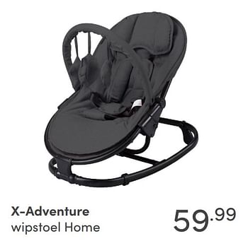 Aanbiedingen X-adventure wipstoel home - Xadventure - Geldig van 05/09/2021 tot 11/09/2021 bij Baby & Tiener Megastore