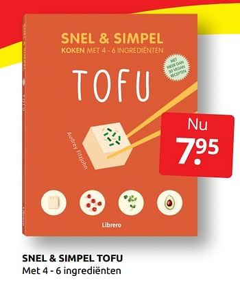Aanbiedingen Snel + simpel tofu - Huismerk - Boekenvoordeel - Geldig van 03/09/2021 tot 11/09/2021 bij Boekenvoordeel