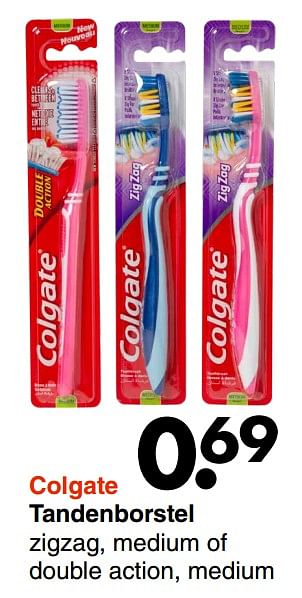Aanbiedingen Colgate tandenborstel - Colgate - Geldig van 30/08/2021 tot 11/09/2021 bij Wibra