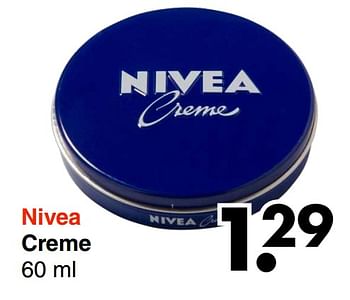 Aanbiedingen Nivea creme - Nivea - Geldig van 30/08/2021 tot 11/09/2021 bij Wibra