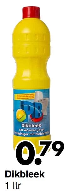 Aanbiedingen Dikbleek - Huismerk - Wibra - Geldig van 30/08/2021 tot 11/09/2021 bij Wibra