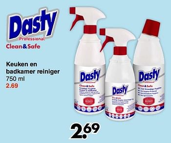 Aanbiedingen Keuken en badkamer reiniger - Dasty - Geldig van 30/08/2021 tot 11/09/2021 bij Wibra