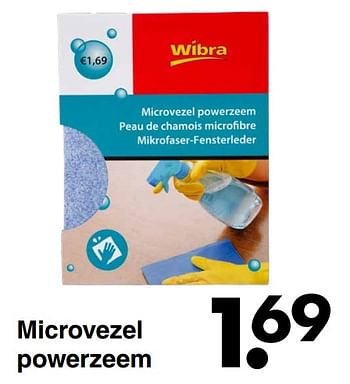 Aanbiedingen Microvezel powerzeem - Huismerk - Wibra - Geldig van 30/08/2021 tot 11/09/2021 bij Wibra