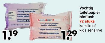 Aanbiedingen Vochtig toiletpapier bioflush - Huismerk - Wibra - Geldig van 30/08/2021 tot 11/09/2021 bij Wibra