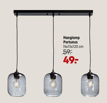 Aanbiedingen Hanglamp portunus - Huismerk - Kwantum - Geldig van 20/09/2021 tot 03/10/2021 bij Kwantum