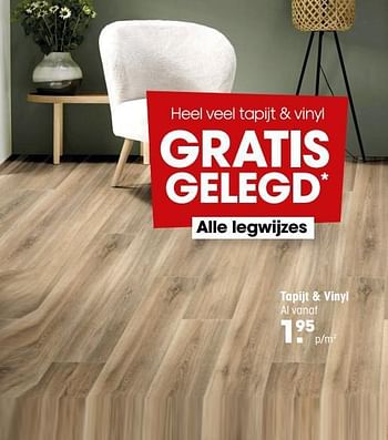 Aanbiedingen Tapijt + vinyl - Huismerk - Kwantum - Geldig van 20/09/2021 tot 03/10/2021 bij Kwantum