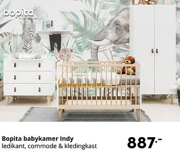 Aanbiedingen Bopita babykamer indy - Bopita - Geldig van 12/09/2021 tot 18/09/2021 bij Baby & Tiener Megastore
