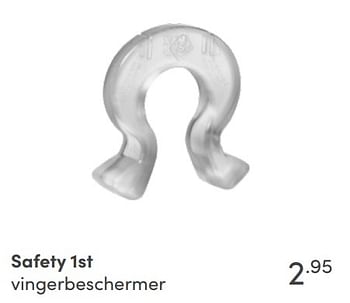 Aanbiedingen Safety 1st vingerbeschermer - Safety 1st - Geldig van 12/09/2021 tot 18/09/2021 bij Baby & Tiener Megastore