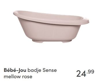 Aanbiedingen Bébé-jou badje sense mellow rose - Bebe-jou - Geldig van 12/09/2021 tot 18/09/2021 bij Baby & Tiener Megastore