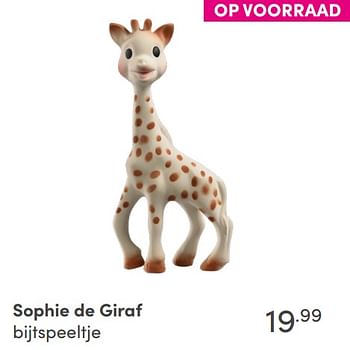 Aanbiedingen Sophie de giraf bijtspeeltje - Sophie de Giraf - Geldig van 12/09/2021 tot 18/09/2021 bij Baby & Tiener Megastore