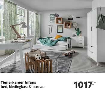 Aanbiedingen Tienerkamer infans - Huismerk - Baby &amp; Tiener Megastore - Geldig van 12/09/2021 tot 18/09/2021 bij Baby & Tiener Megastore