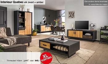 Aanbiedingen Tv-meubel - Huismerk - Woon Square - Geldig van 13/09/2021 tot 18/09/2021 bij Woon Square