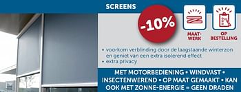 Aanbiedingen Screens -10% - Geldig van 21/09/2021 tot 19/10/2021 bij Zelfbouwmarkt