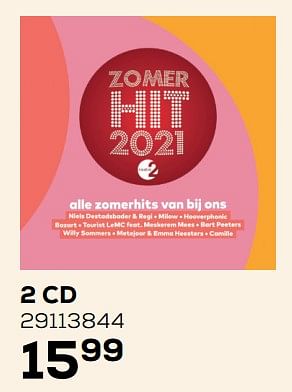Aanbiedingen 2 cd zomer hit 2021 - Huismerk - Supra Bazar - Geldig van 14/09/2021 tot 12/10/2021 bij Supra Bazar