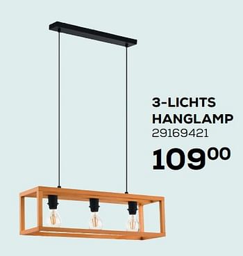 Aanbiedingen 3-lichts hanglamp - Eglo - Geldig van 14/09/2021 tot 12/10/2021 bij Supra Bazar
