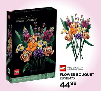 Aanbiedingen Flower bouquet - Lego - Geldig van 14/09/2021 tot 12/10/2021 bij Supra Bazar