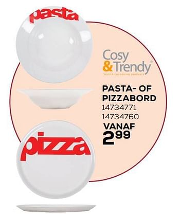 Aanbiedingen Pasta- of pizzabord - Cosy &amp; Trendy - Geldig van 14/09/2021 tot 12/10/2021 bij Supra Bazar