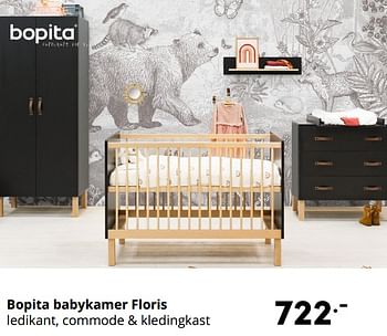 Aanbiedingen Bopita babykamer floris - Bopita - Geldig van 19/09/2021 tot 25/09/2021 bij Baby & Tiener Megastore