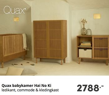 Aanbiedingen Quax babykamer hai no ki - Quax - Geldig van 19/09/2021 tot 25/09/2021 bij Baby & Tiener Megastore