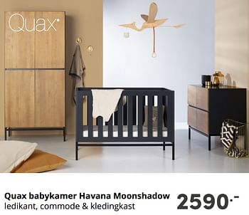 Aanbiedingen Quax babykamer havana moonshadow - Quax - Geldig van 19/09/2021 tot 25/09/2021 bij Baby & Tiener Megastore