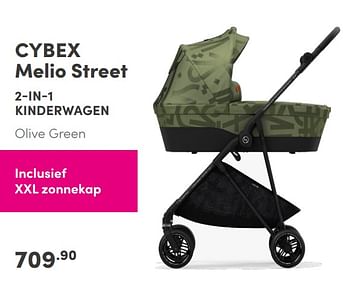 Aanbiedingen Cybex melio street 2-in-1 kinderwagen - Cybex - Geldig van 19/09/2021 tot 25/09/2021 bij Baby & Tiener Megastore