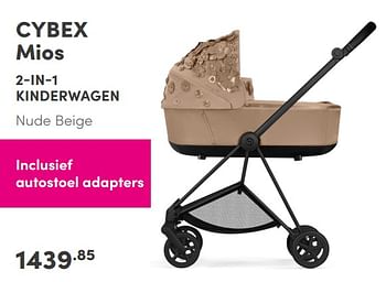 Aanbiedingen Cybex mios 2-in-1 kinderwagen - Cybex - Geldig van 19/09/2021 tot 25/09/2021 bij Baby & Tiener Megastore