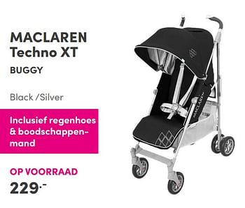 Aanbiedingen Maclaren techno xt buggy - Maclaren - Geldig van 19/09/2021 tot 25/09/2021 bij Baby & Tiener Megastore
